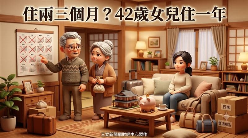 女兒說住兩三個月　媽媽一年後不敢問