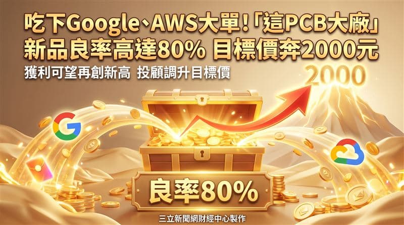 這PCB大廠良率高達80%　目標價直奔2000元