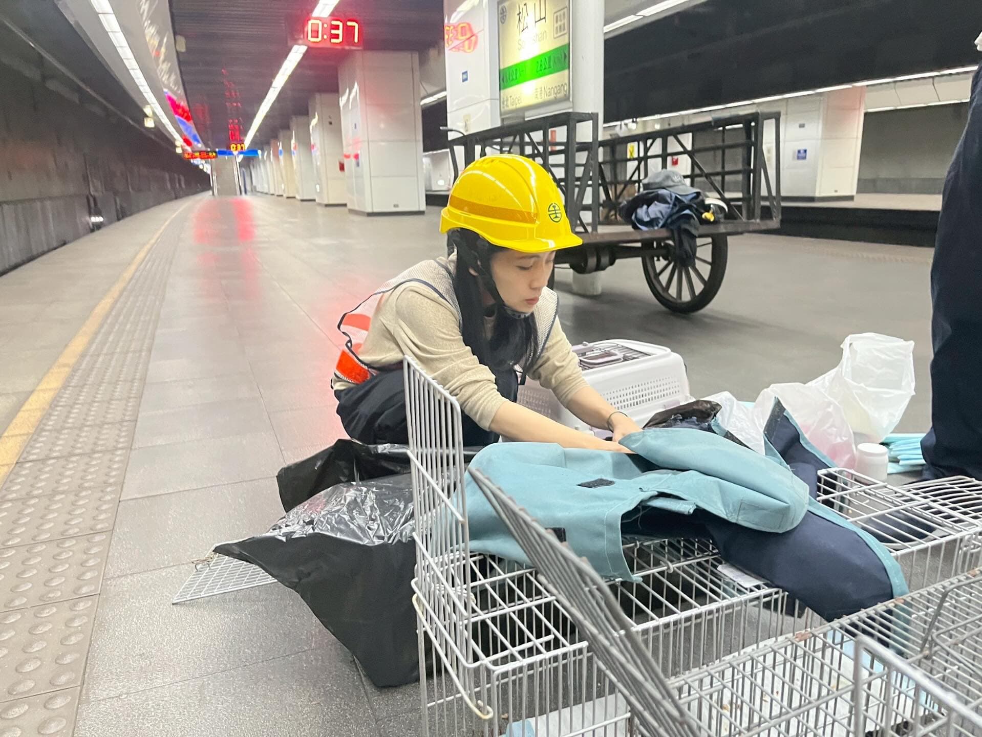 藍委徐巧芯協助曝光此事，還曾半夜到車站幫忙找貓。（翻攝自徐巧芯Threads）