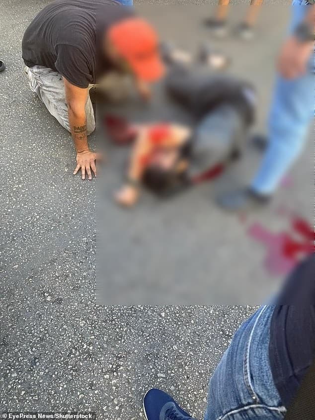 疑真主黨人員被爆受傷。（翻自《每日郵報》）