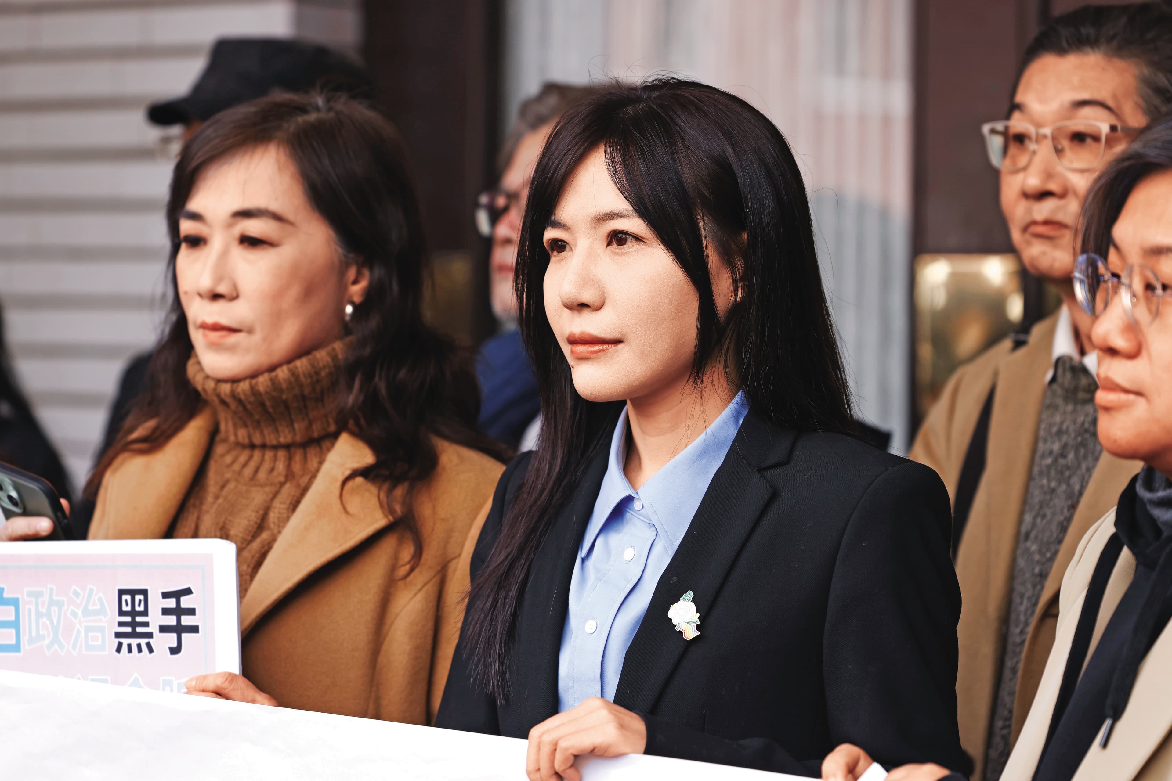 吳沛憶被藍營列入以罷制罷行列，引來地方聲援。