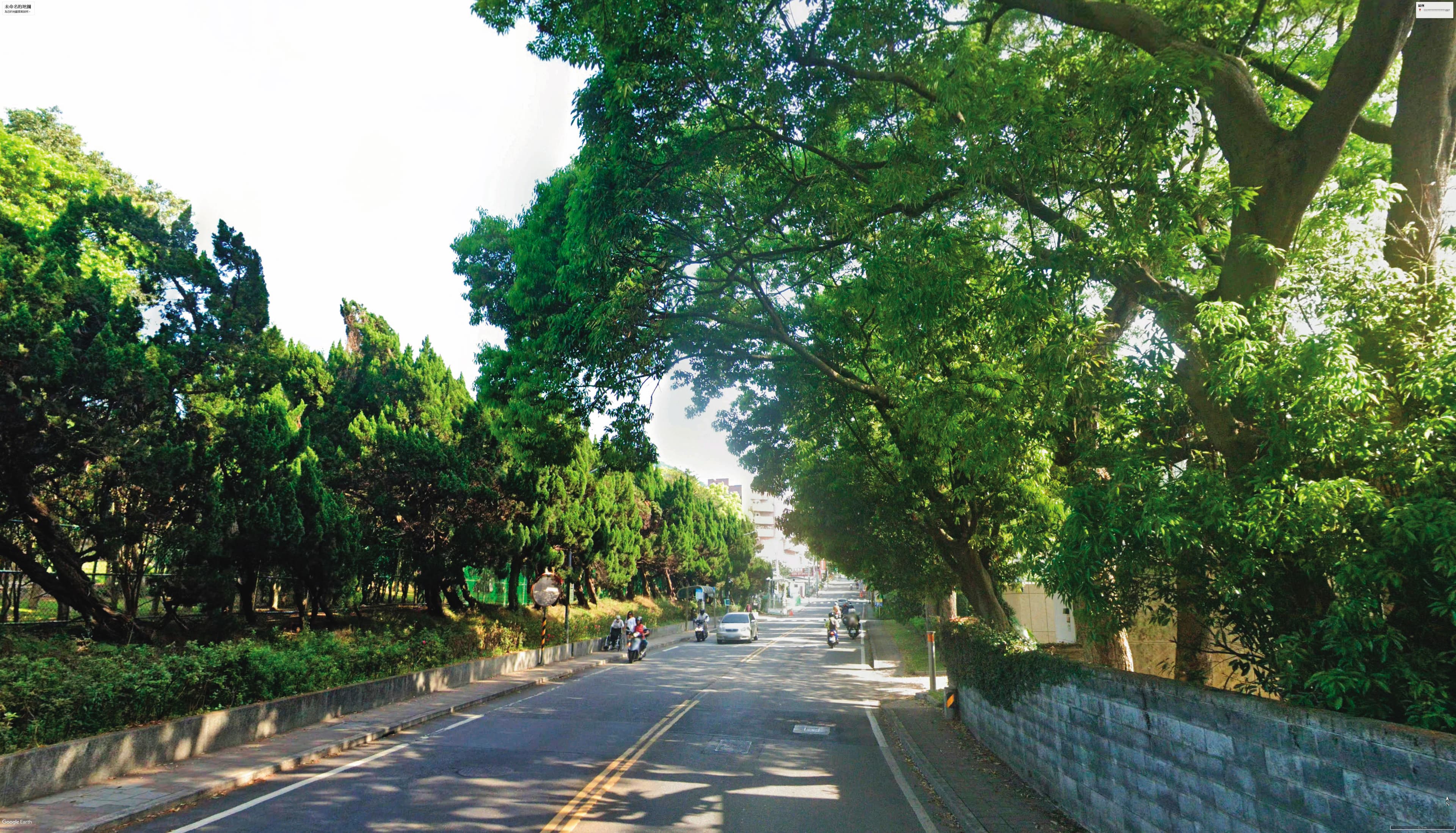 財政部關務署台北關去年追查一件寄往陽明山仰德大道（圖）「ING」家的大麻包裹，發現收件人是殷琪的女兒。（翻攝Google Maps）