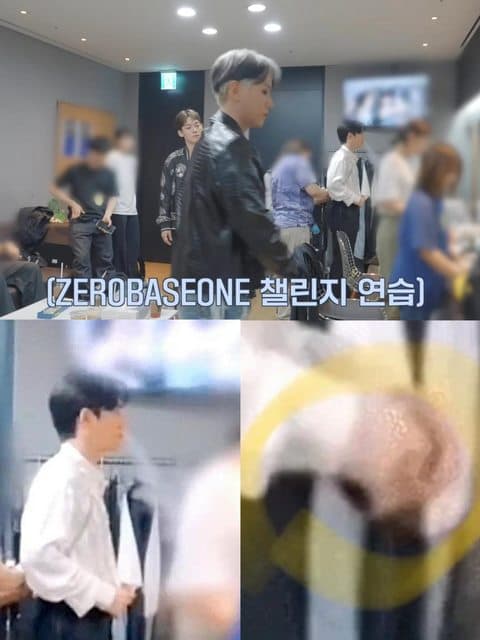 同公司的EXO成員D.O.，去年9月間也同樣在花絮中被拍到於電視台待機室吞雲吐霧。（翻攝自X）