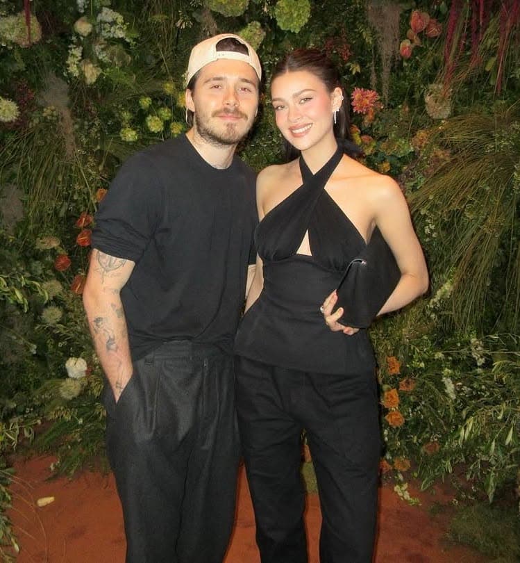 布魯克林和妻子妮寇拉在美國一起生活。（翻攝brooklynpeltzbeckham IG）
