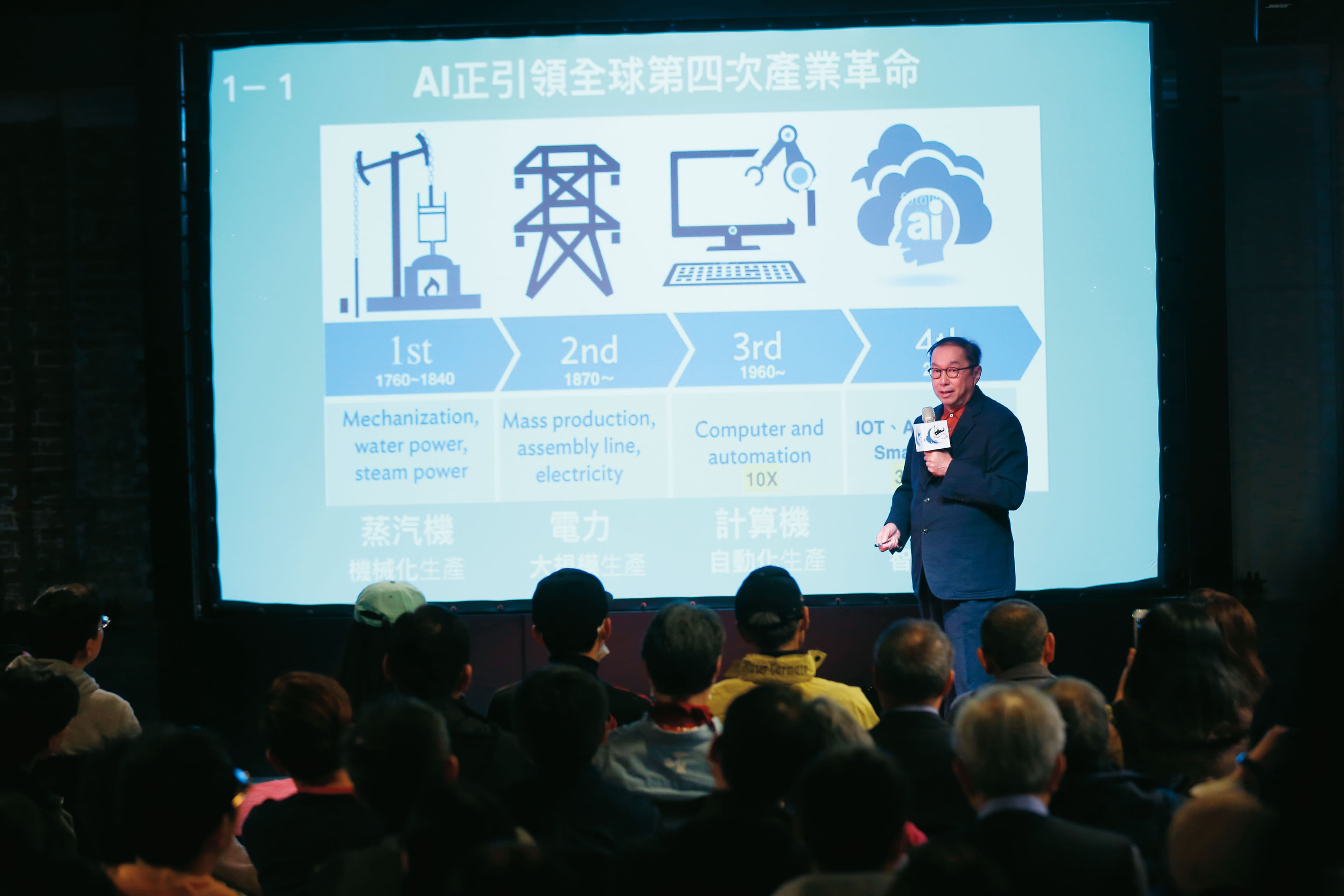 林百里樂當AI傳教士，暢談AI引爆全球新一波大革命。