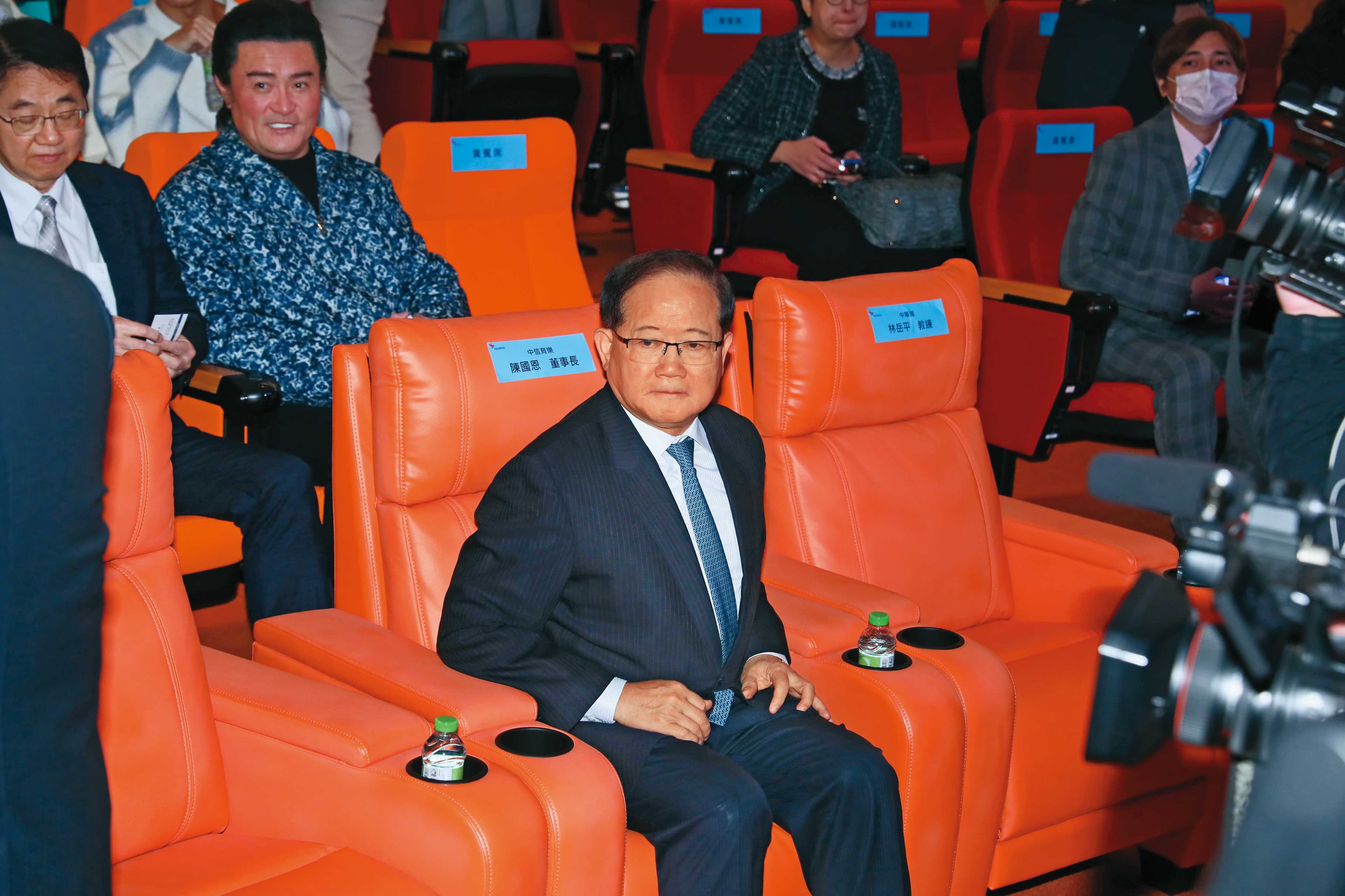 中信育樂董事長陳國恩（圖）被點名，在辜仲諒任滿後接棒協理事長。