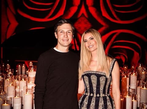 伊凡卡為丈夫庫許納慶祝45歲生日。（翻攝ivankatrump IG）