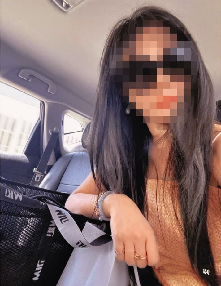 殷碩韓的小四（圖）去年底帶寵物看診，被殷搭上，開始交往。（讀者提供）