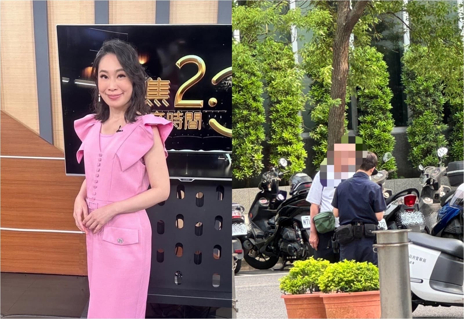 呂男上週才埋伏主播高文音，驚動警方到場關切。（翻攝自高文音Instagram／臉書）
