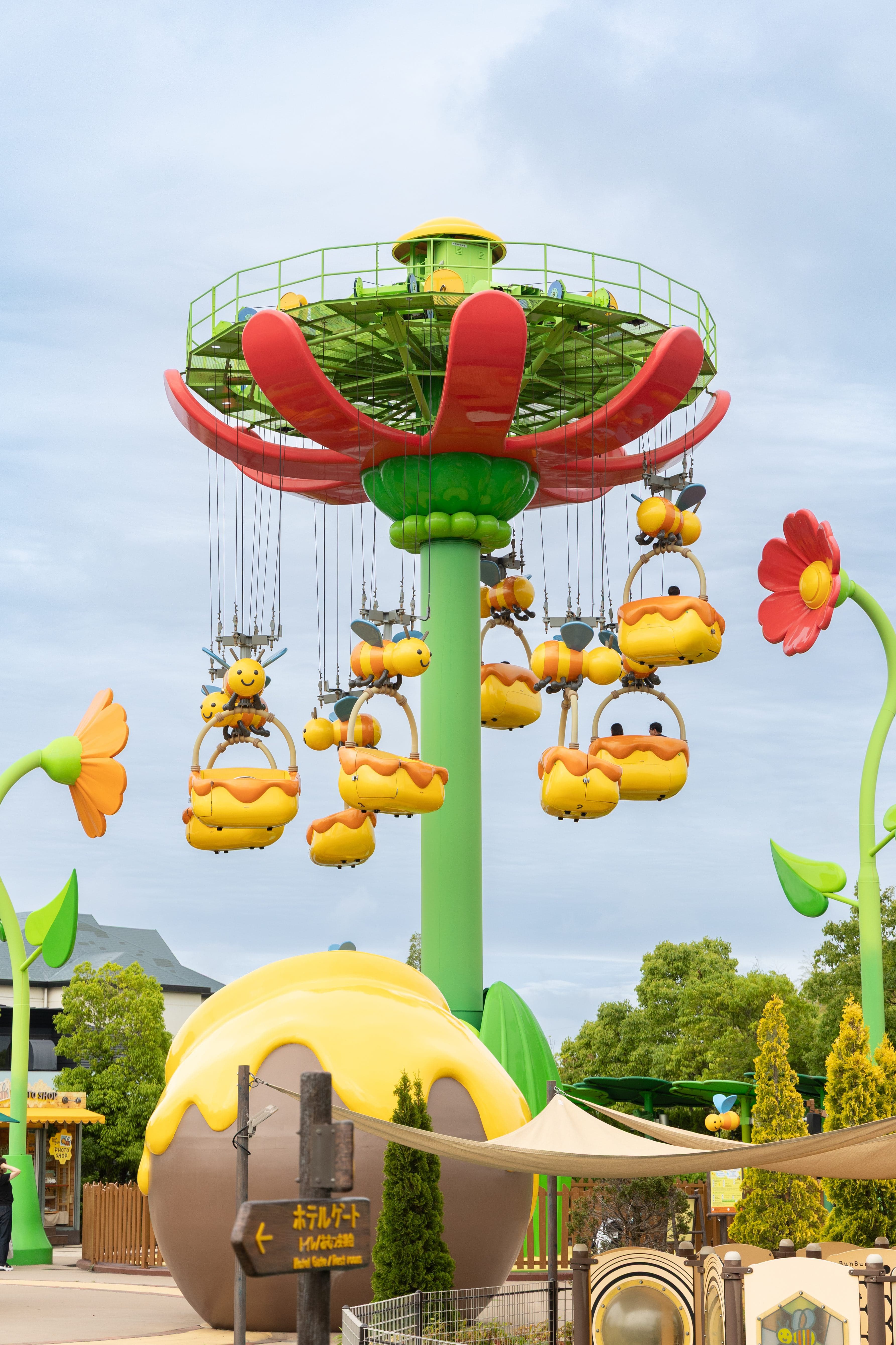 「Chirara’s Hello Garden」裡的「嗡嗡蜜蜂」設施超級療癒。