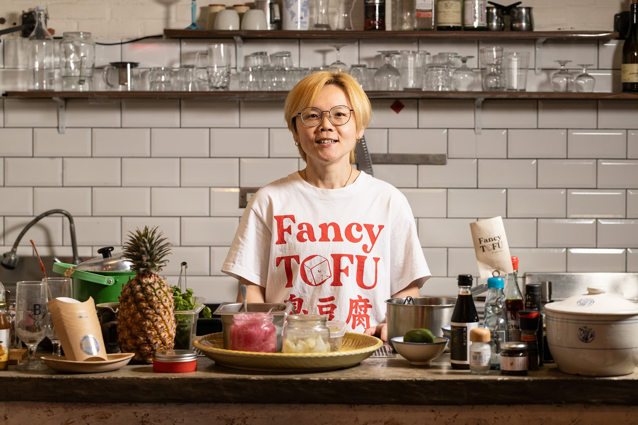 主廚Bee希望發揮自身義式料理的背景，用創意臭豆腐延續家族超過百年的發酵技藝。