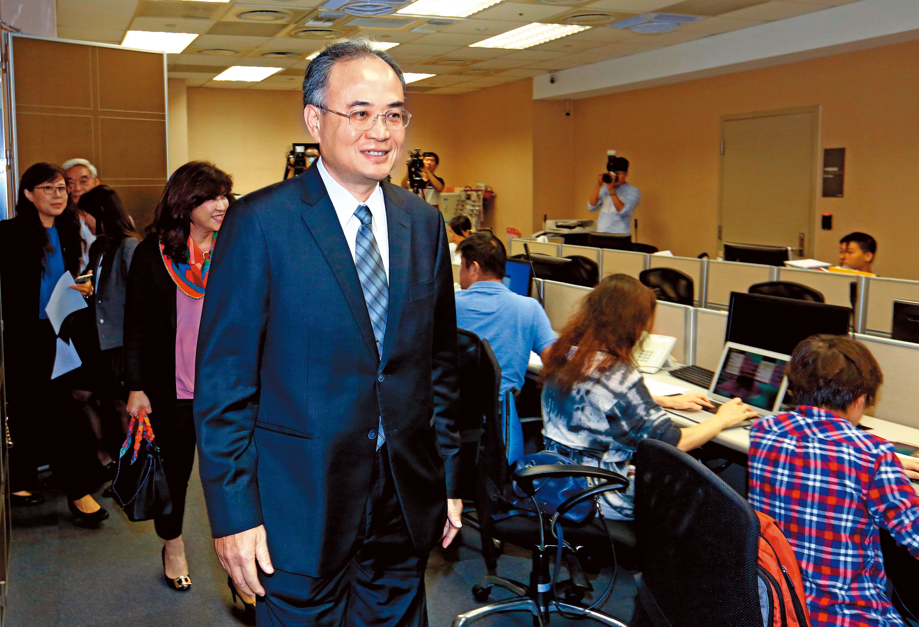 簡森垣曾表示，台數科一直是東森潛在買家，並非忽然浮出檯面搶親。
