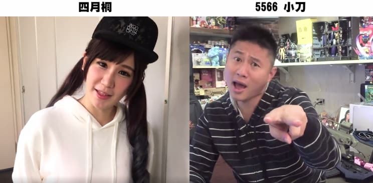 小刀（左）隱身幕後許久，為了幫胖虎、老田助陣，難得開口唱歌。（圖：翻攝自臉書）