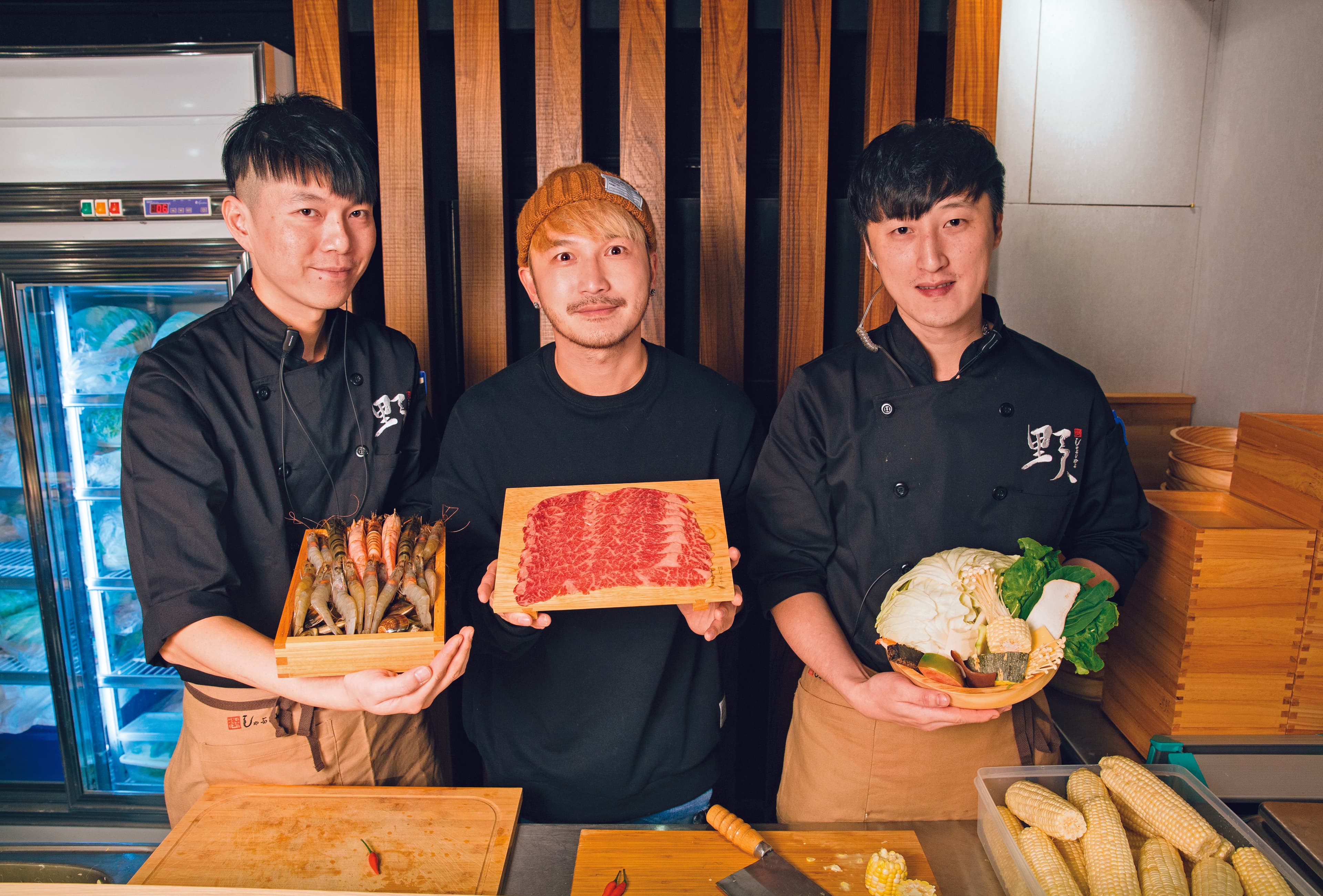 從小在花蓮長大，KID對海鮮與食材講究極簡烹調。