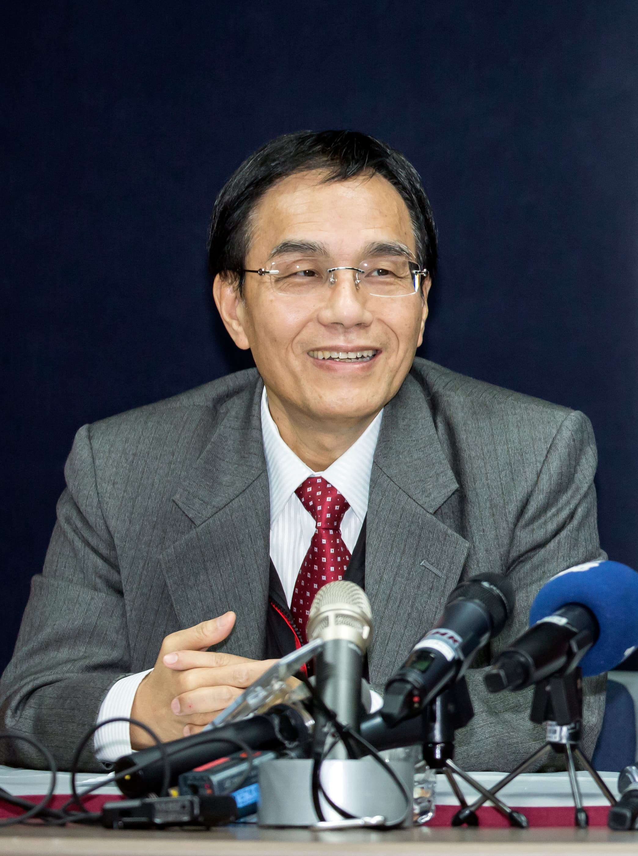 夏普社長戴正吳肩負重振夏普重任，時常工作到凌晨2、3點。（王均鋒攝）