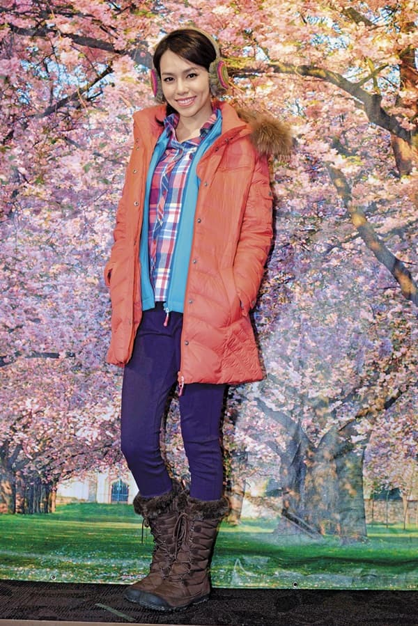 為了抓住年輕客群，山頂鳥邀女星夏于喬擔任品牌代言人。（山頂鳥提供）