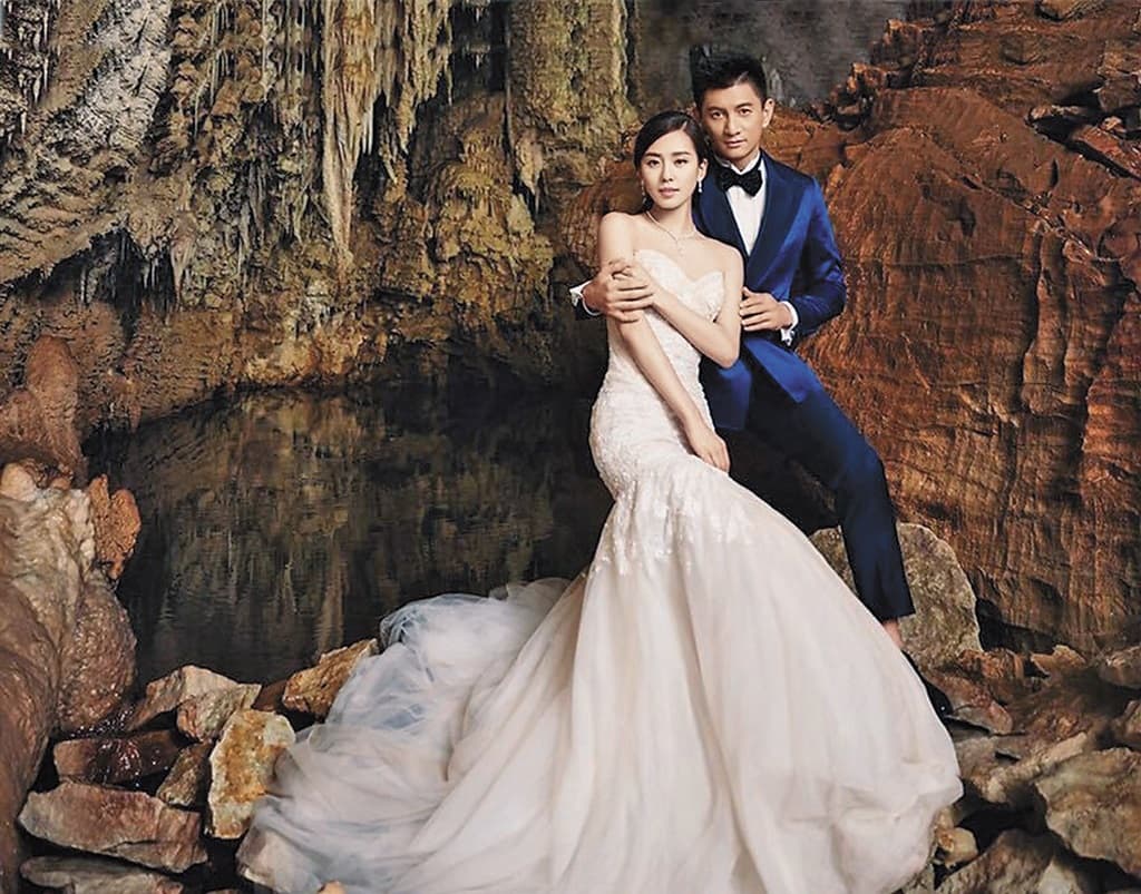劉詩詩與吳奇隆結婚後時常放閃，吳奇隆更經常到《醉玲瓏》片場盯場，並不時緊牽嬌妻小手，外界均期盼兩人早日懷上寶寶。（稻草熊提供）