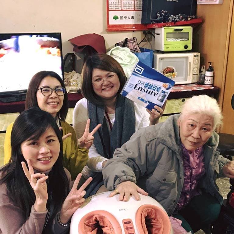 張淑芬希望大家共同推廣孝道，讓傳統孝道透過教育方式向下扎根。（摘自「台積•愛•行動」臉書）