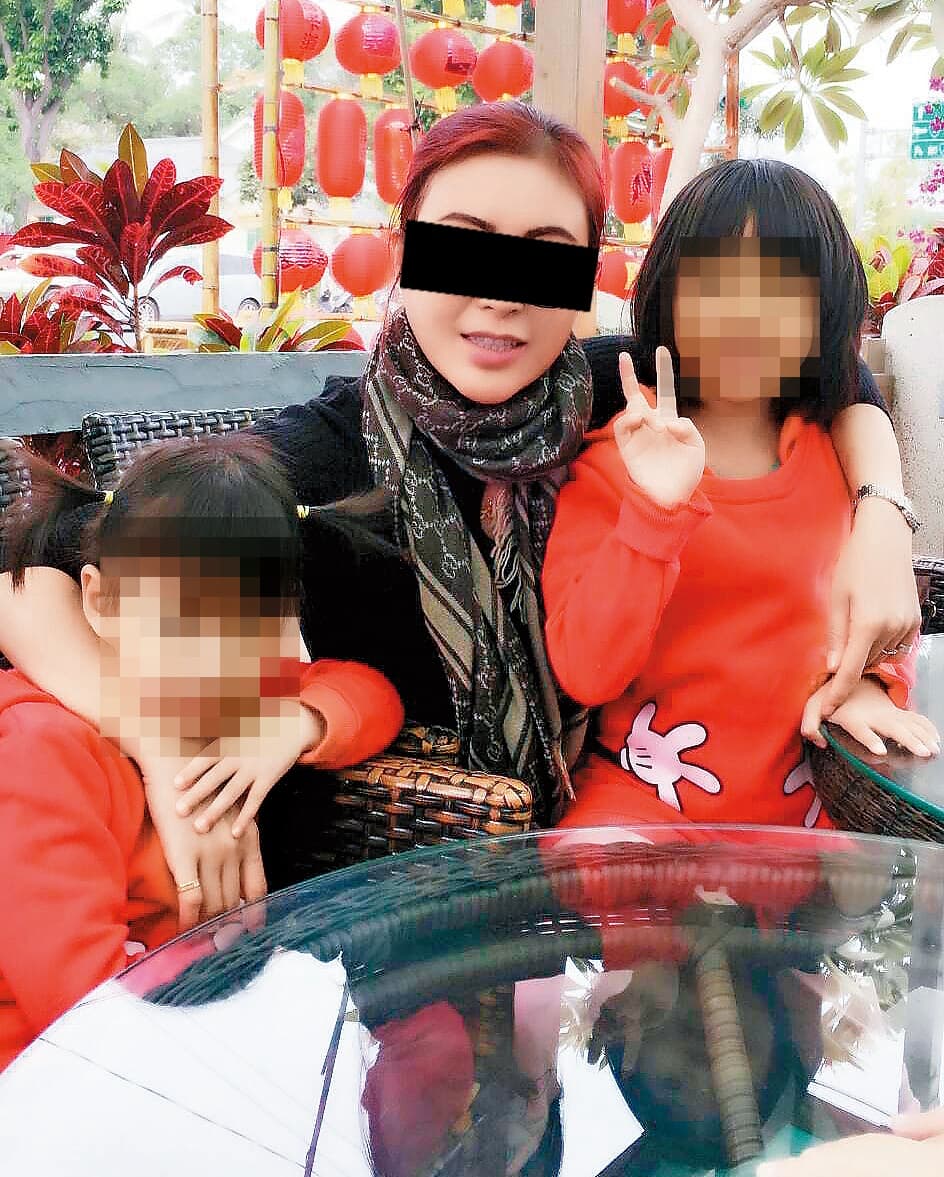 小珍在台居留6年、還生了2名 女兒，透過司法途徑才取得與 女兒的會面。（讀者提供）