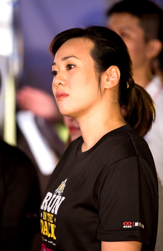 吳欣盈告林知延妨害祕密，去年出庭時，還淚灑法院。