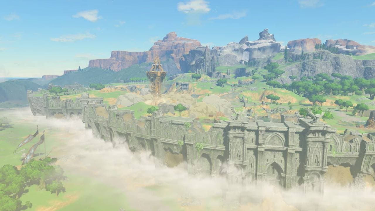 《薩爾達傳說：曠野之息》遊戲中的世界相當龐大。（圖片來源：遊戲實機截圖）