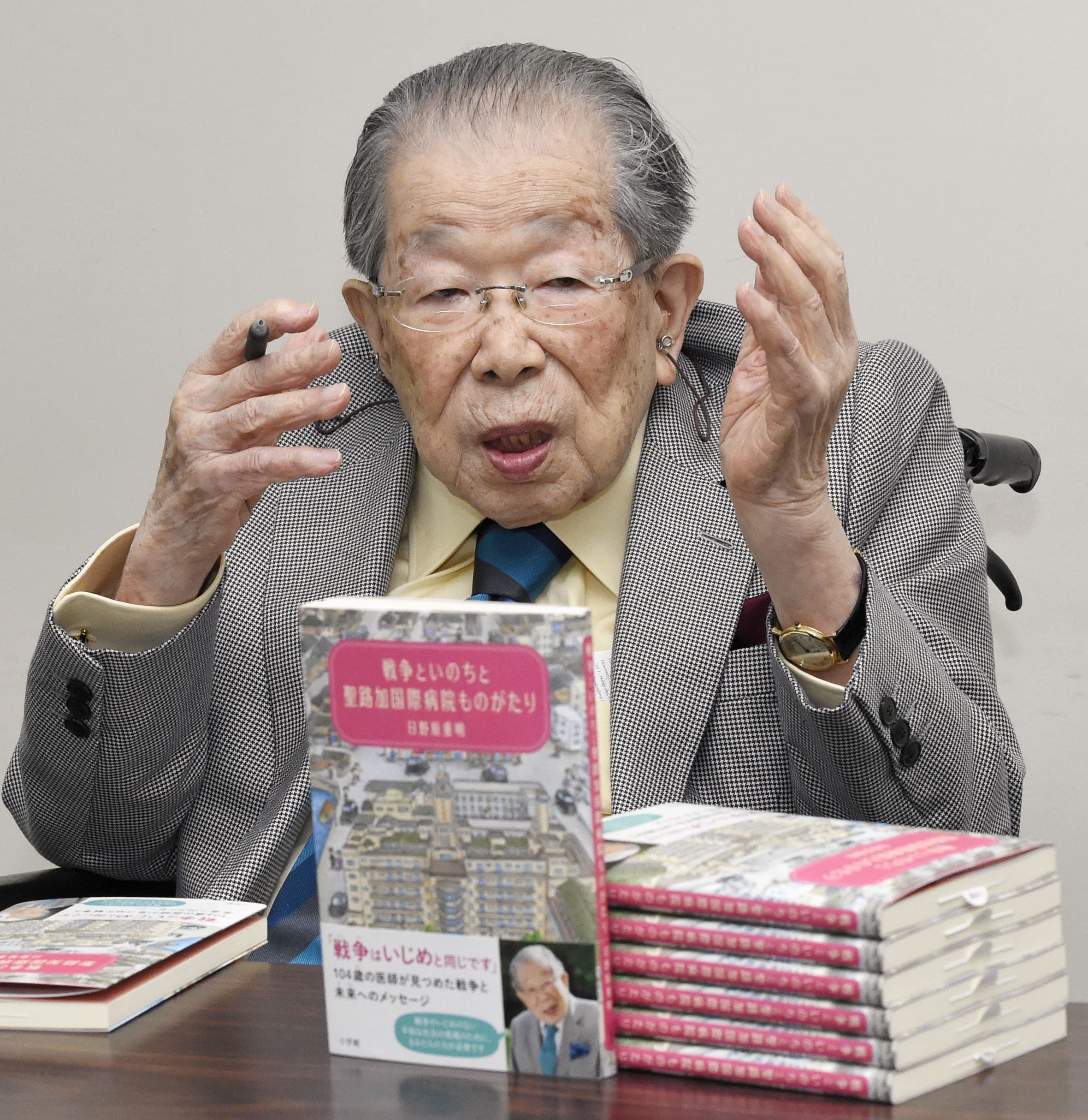 力行「利他」以及保有「平靜的心」，日野原重明帶給世人深刻的啟發。（圖：東方IC提供）