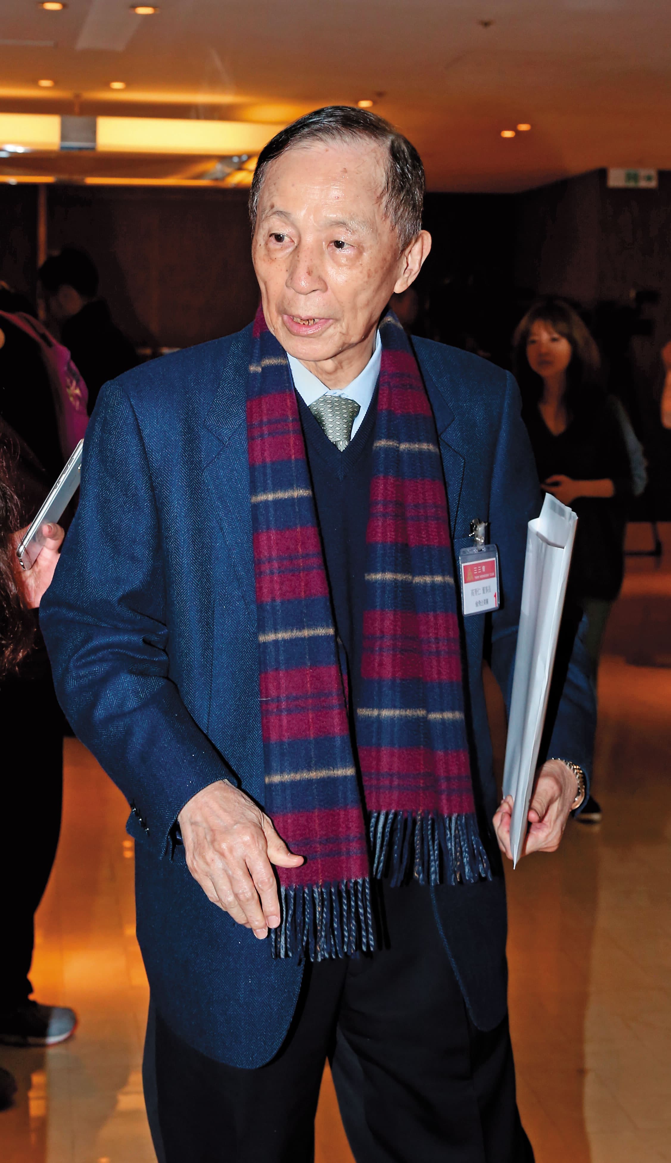 外傳新北市長朱立倫的岳父高育仁（圖）也曾想入主中廣，一度出價15億元，仍不敵出價10億元的趙少康。