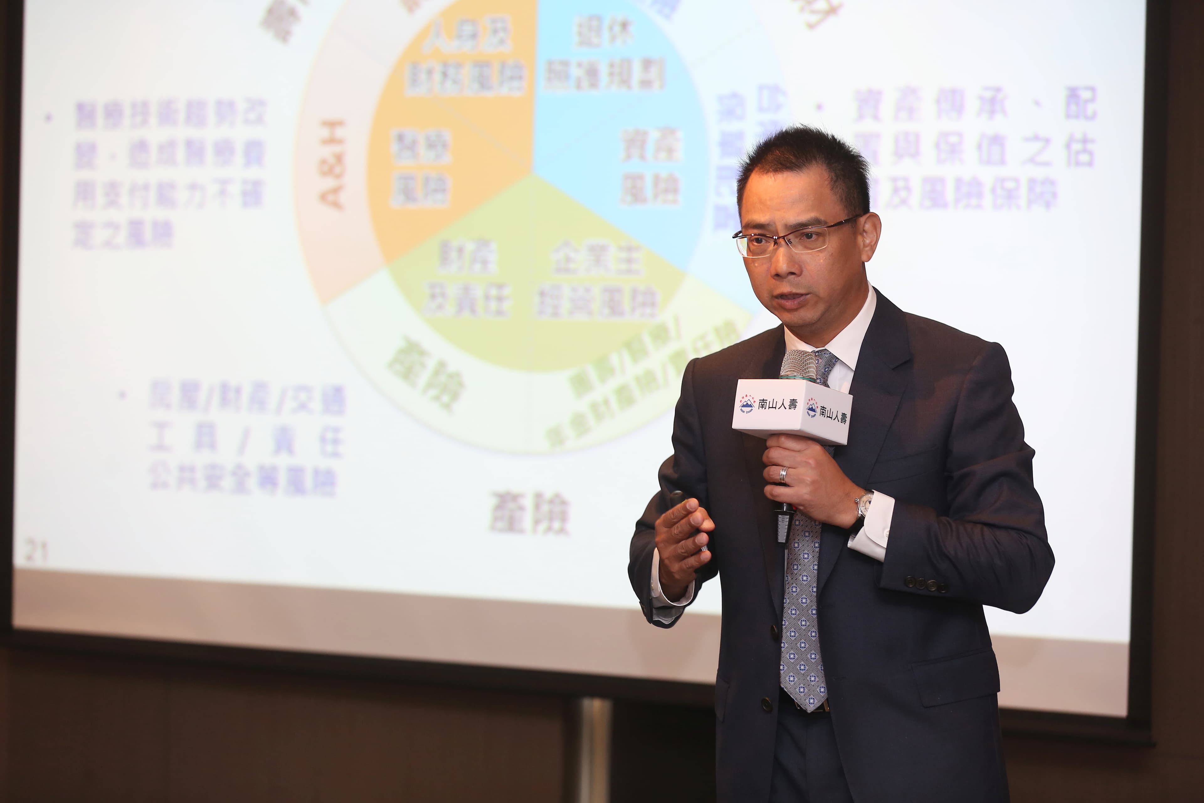 南山人壽業務通路資深副總范文偉。