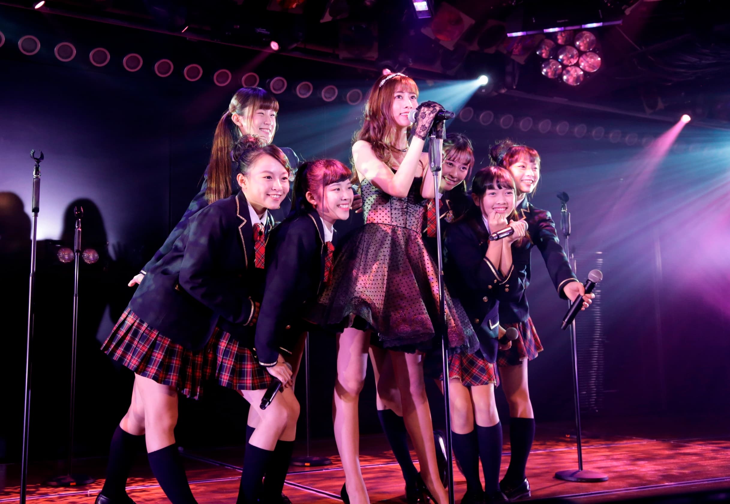 阿部瑪利亞移籍TPE48，台灣研究生赴日參與她的壯行會公演。（@AKS提供）