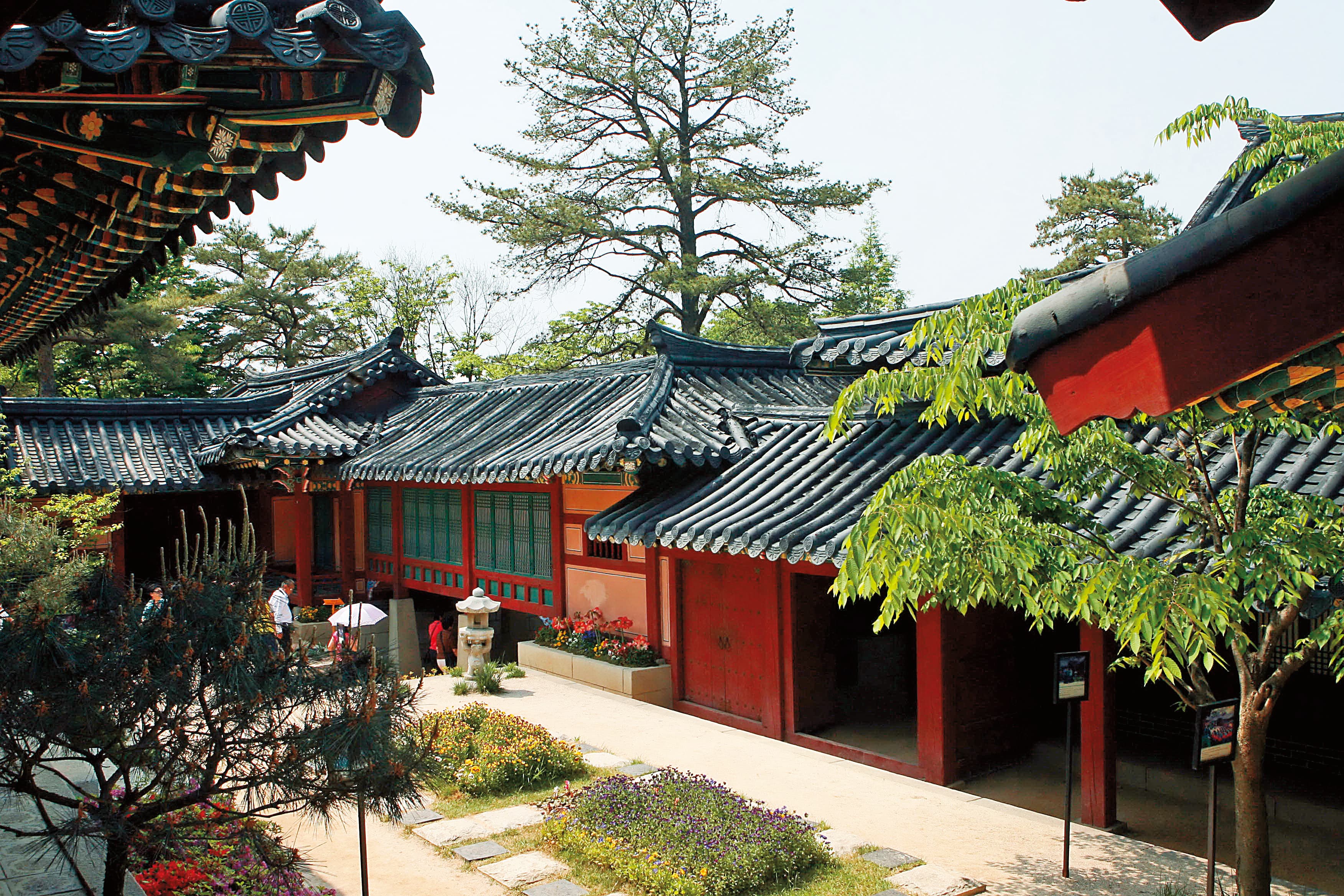 《大長今》位於韓國京畿道楊州市MBC文化公園內的拍攝場景，吸引大量劇迷前往朝聖。（東方IC）