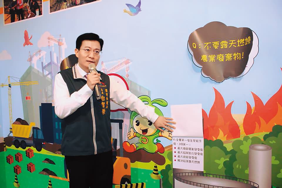 中市環保局長白智榮認為再生粒料品質必須再提升，才能有效去化。
