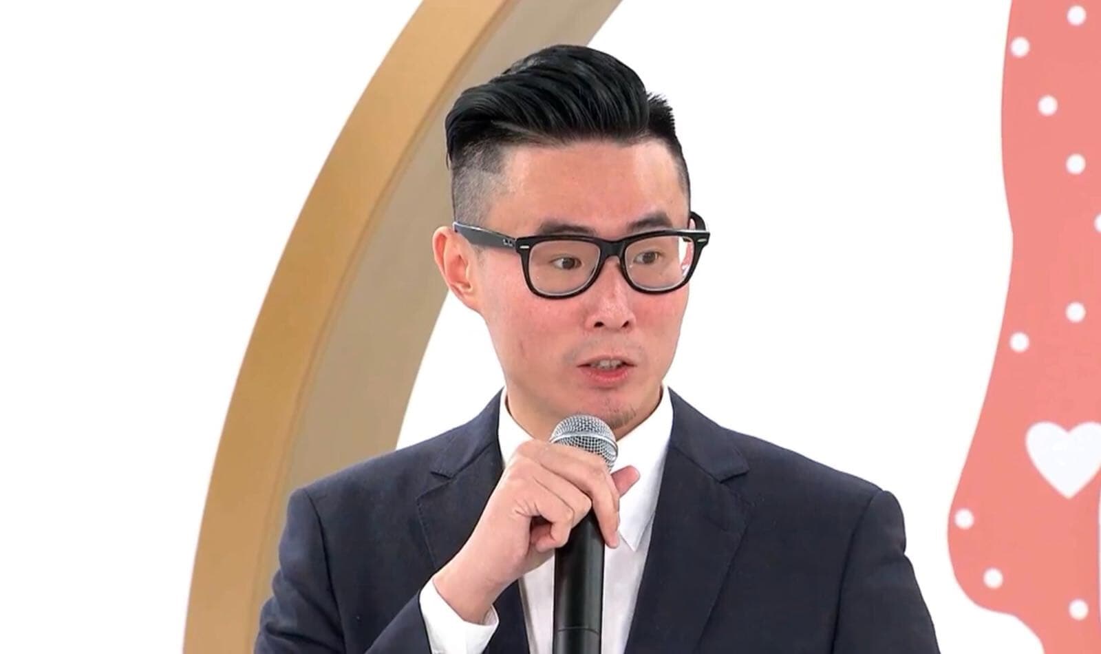 傅俊豪上節目替父親傅達仁表達遺願。（東風提供）