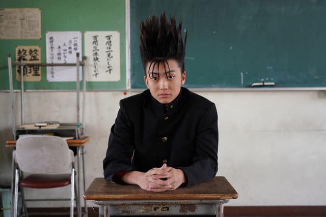 伊藤真司（伊藤健太郎飾）性格正直，轉學前一天決定改變原先陰暗的形象，為了女主角承諾不打沒有意義的架。
