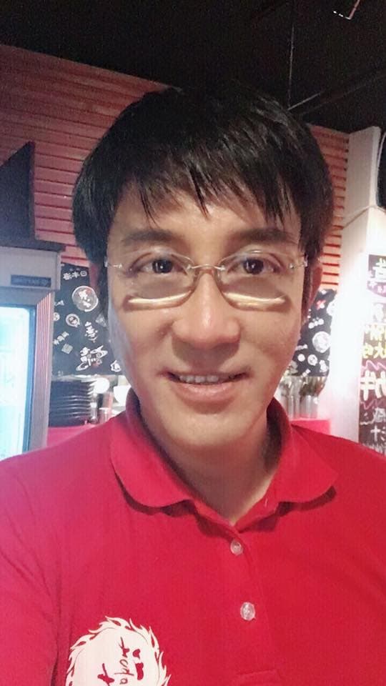 江明學日前在去錄影的途中發生車禍。（翻攝自江明學臉書）