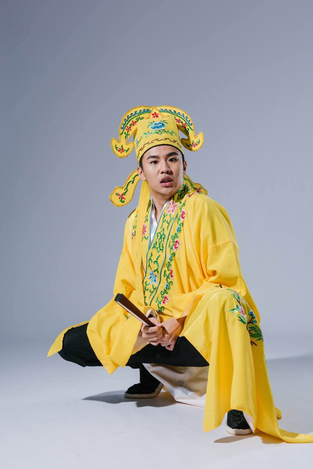 屁孩Ryan巧扮唐伯虎大唱嘻哈。（張恒琪工作室提供）