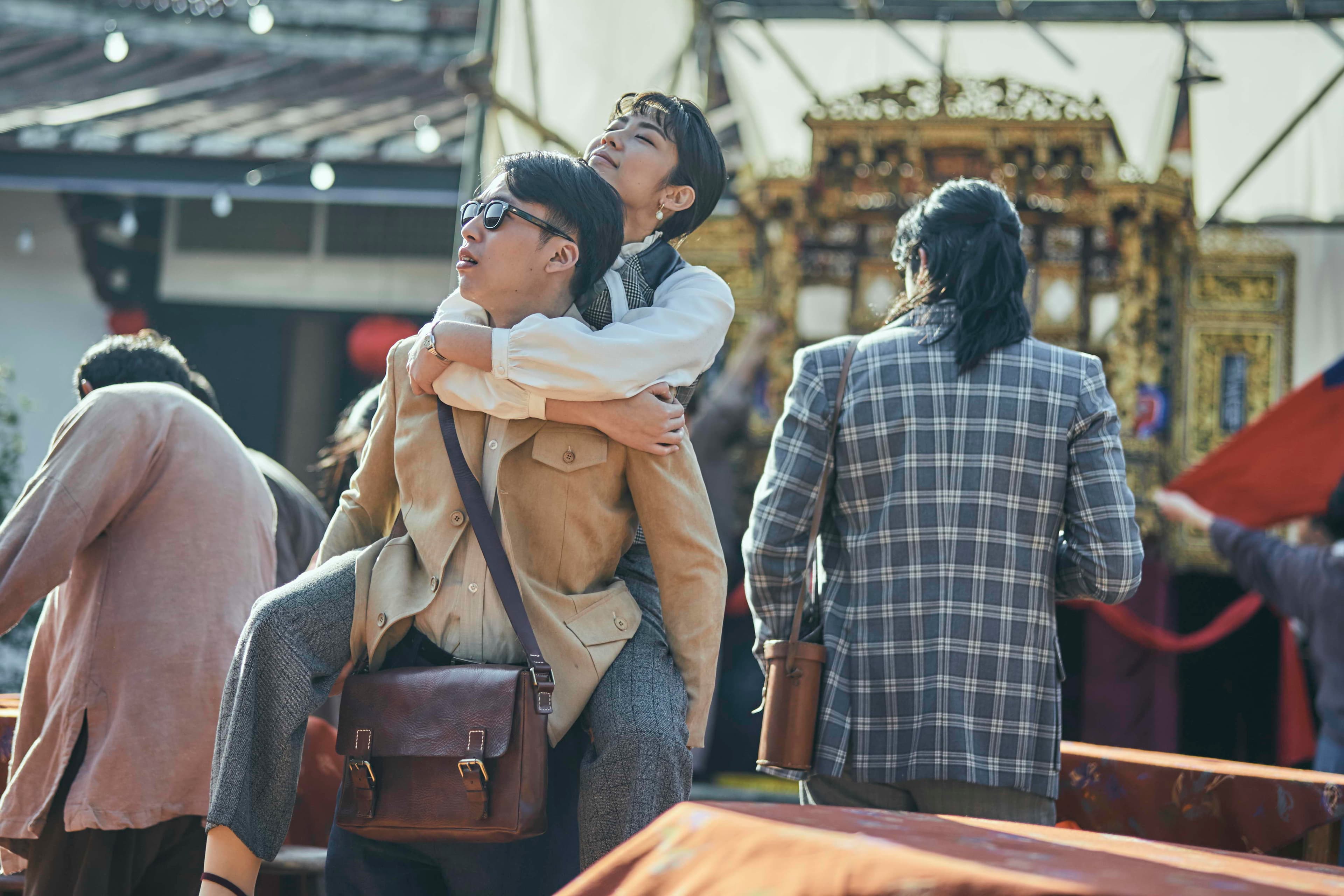 在劇中飾演與巫建和未婚妻的林思宇說，以往就一直希望在七夕這一天有工作。（公視提供）