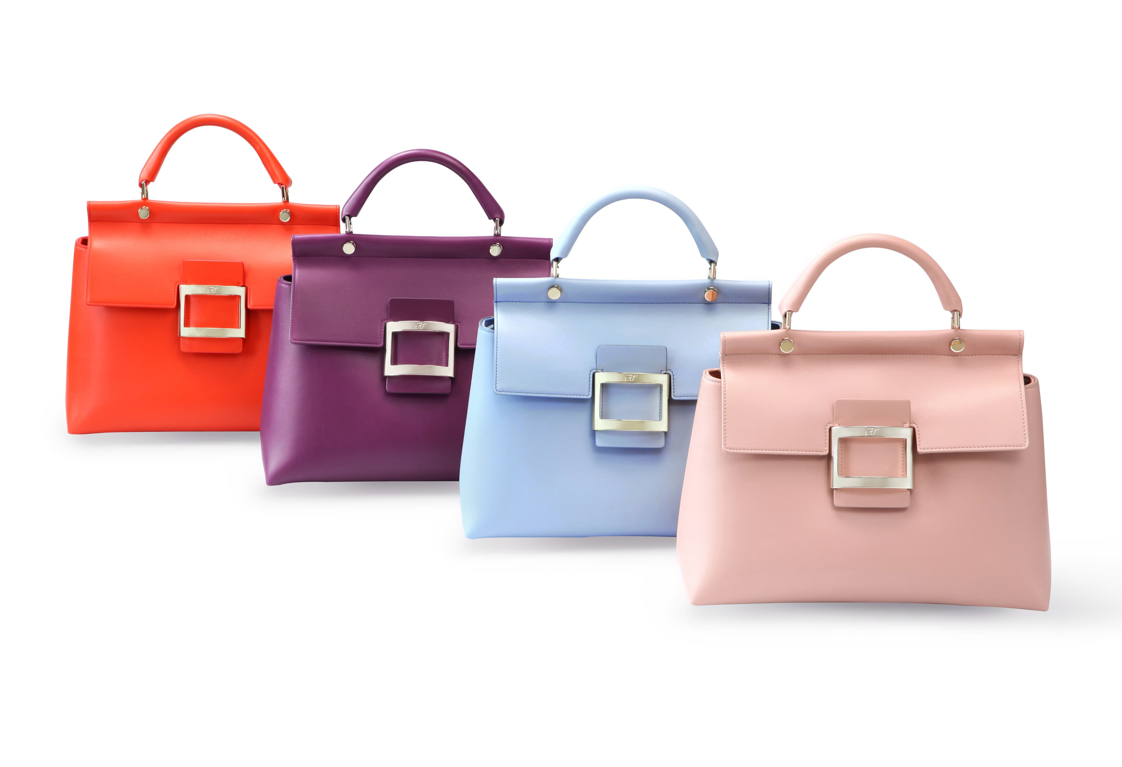 Roger Vivier Viv' Cabas提包，各NT106,000。（品牌提供）