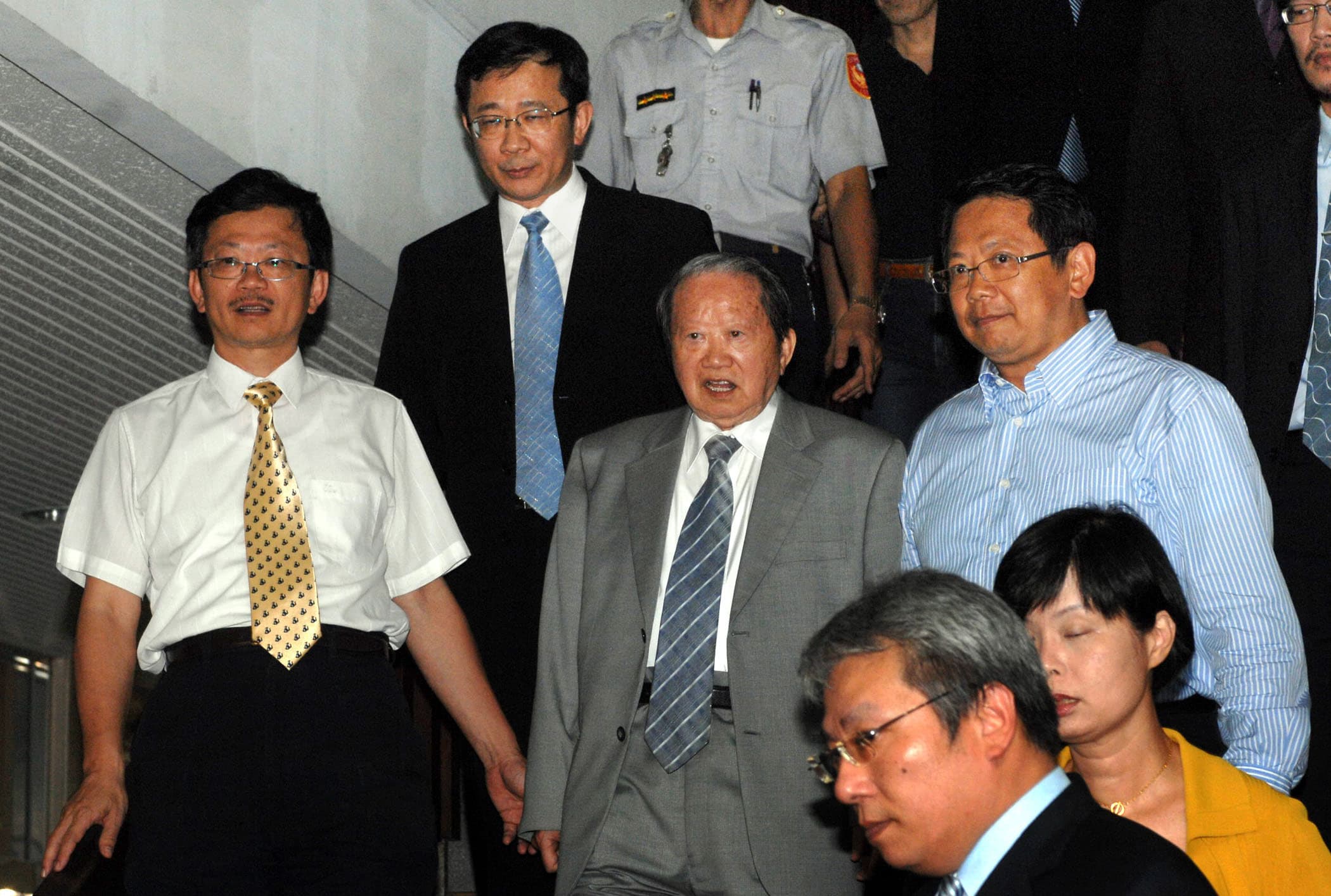 章民強有3個兒子，先後在太設集團歷練。（中央社）
