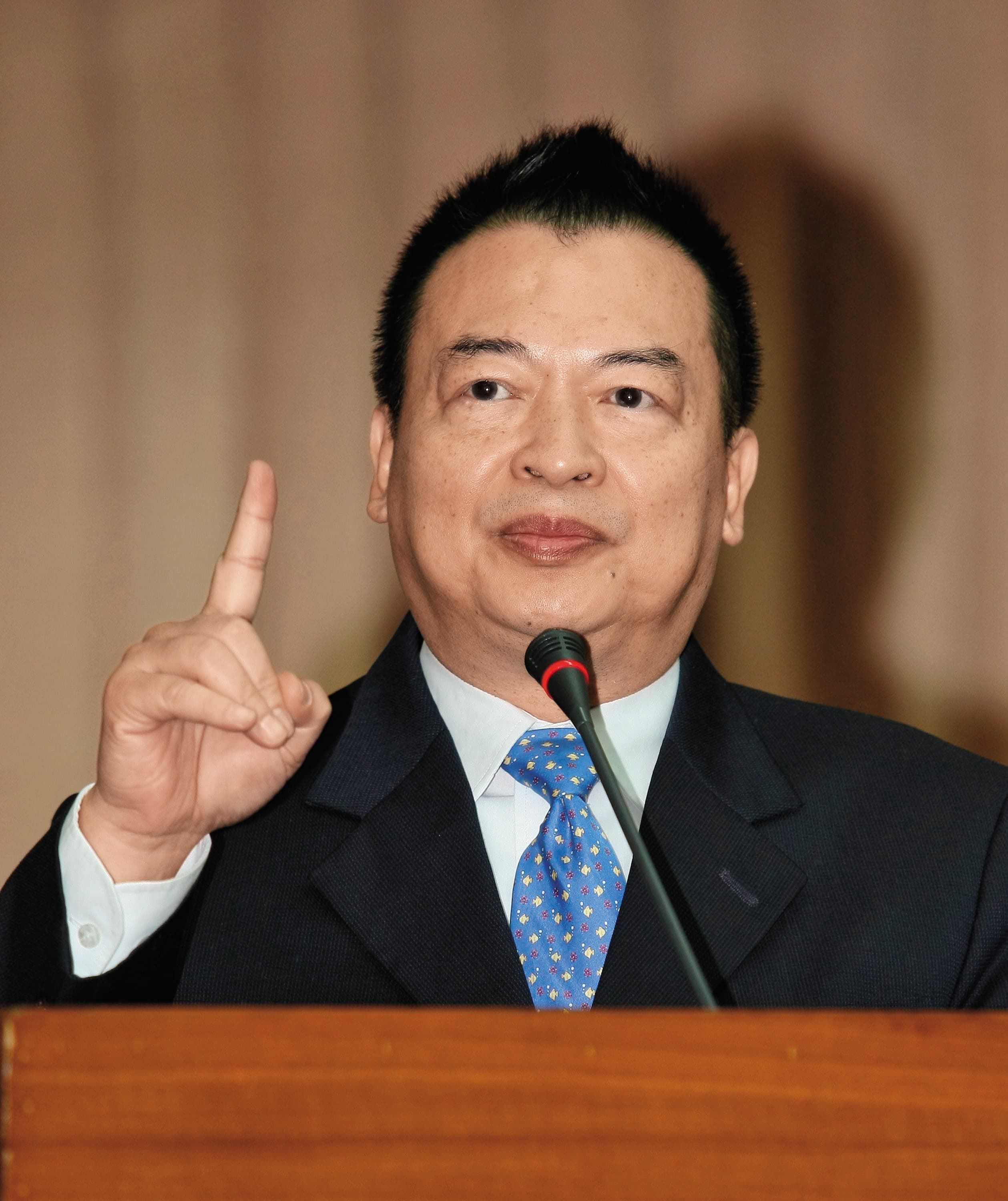 前行政院主計長韋伯韜曾是市場派人馬，一度與市場派要求公司派交出經營權。（中央社）