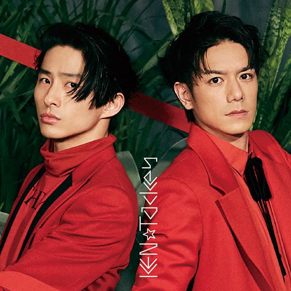 瀧澤秀明與V6三宅健4月時宣布組成新團體「KEN☆Tackey」，還拍了肯德基廣告。（翻攝自KEN☆Tackey官網）