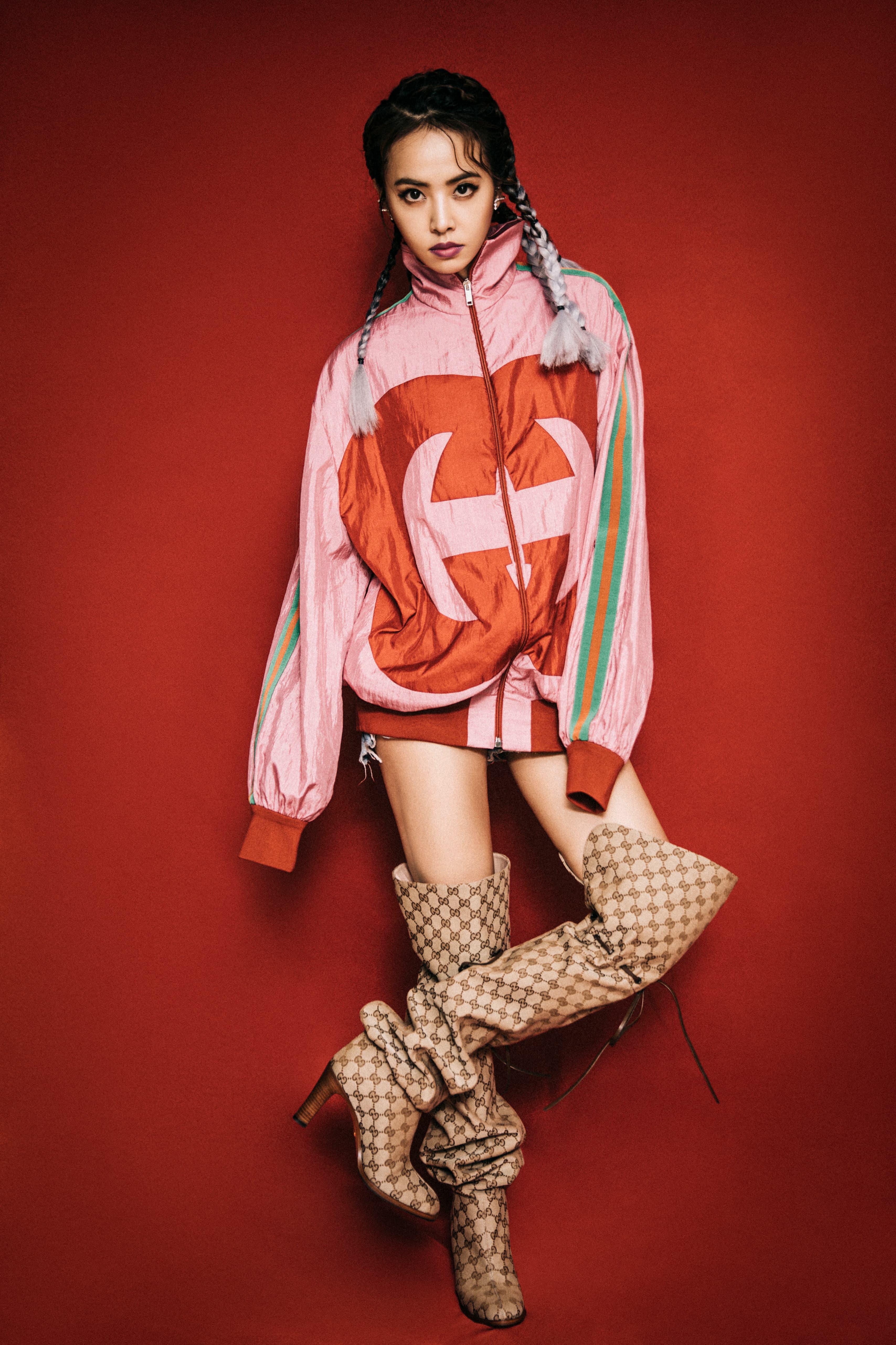 蔡依林受邀在「ASIA FASHION AWARD 2018 in TAIPEI」壓軸演出，展現呸姐時尚氣場。（凌時差提供）