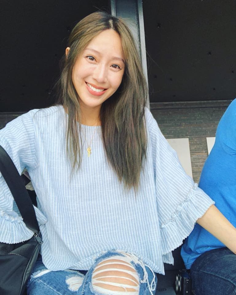 隋棠結婚生小孩進度超快，目前又懷上第三胎，身材依舊保持纖細看不出是個孕婦。（翻攝自隋棠臉書）
