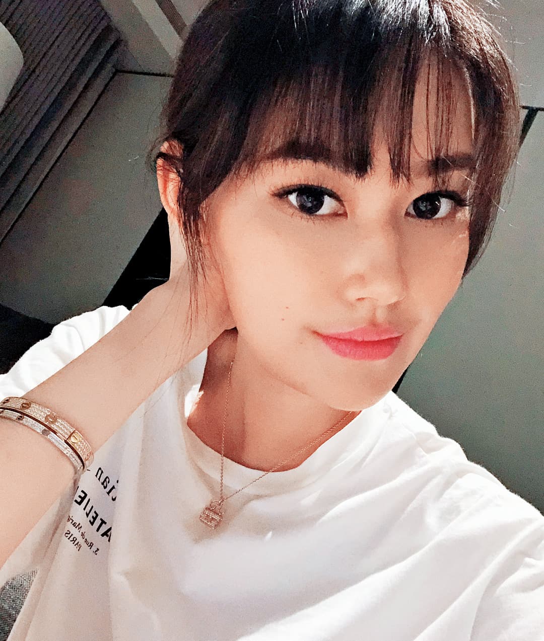 錢德月與前夫三合董事長董建三的女兒Tiffany與周予天年初傳緋聞，還與錢德月共進晚餐。（翻攝自Tiffany IG）