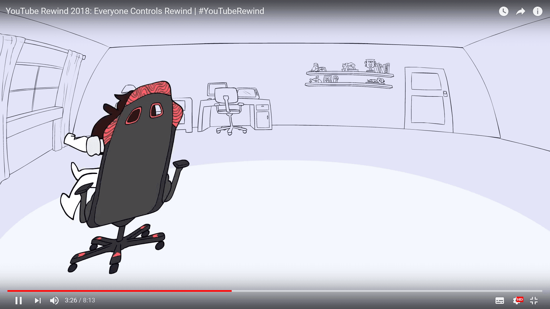 觀眾眼尖驚喜地發現動畫偷偷置入了 PewDiePie 的椅子。PewDiePie 對此則打趣地說：「不知道官方到底知不知道這是我的椅子？」、「我的椅子比我還有人氣，是時後退位給椅子了。」
