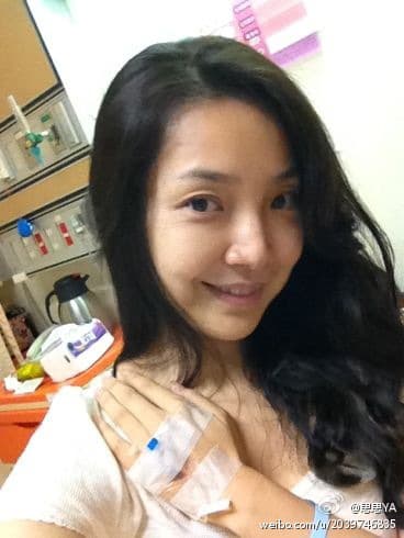陳思在與庹宗華離婚前，就曾傳出大鬧前市議員黃平洋天母豪宅。 （翻攝自陳思微博）