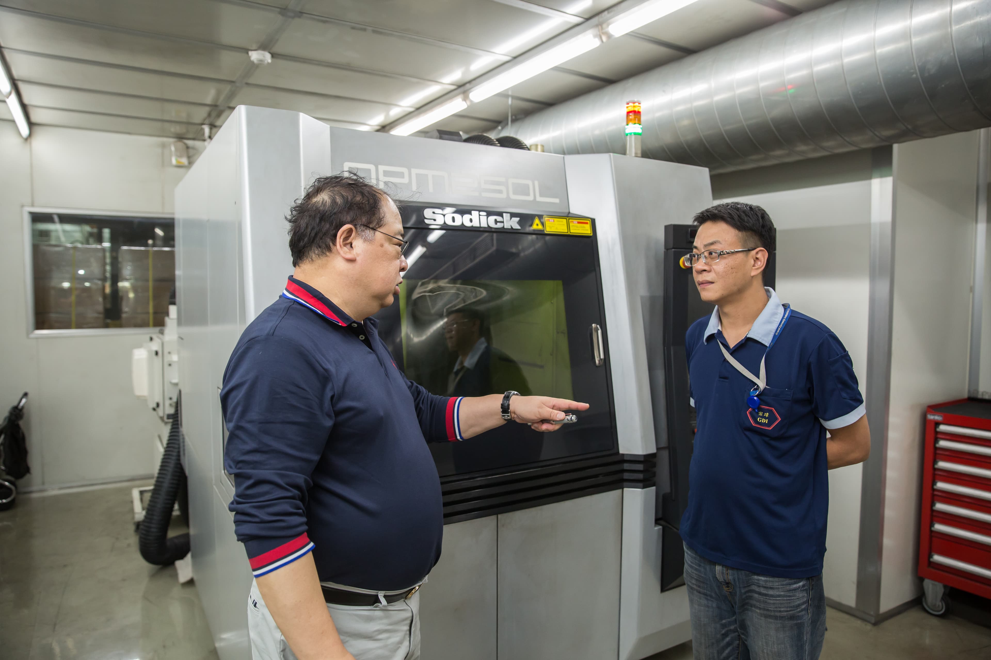 林健祥積極布局工業4.0，添購3,000萬元金屬3D列印機開模，送技師赴日受訓，可節省1/3製程時間，更環保省電。