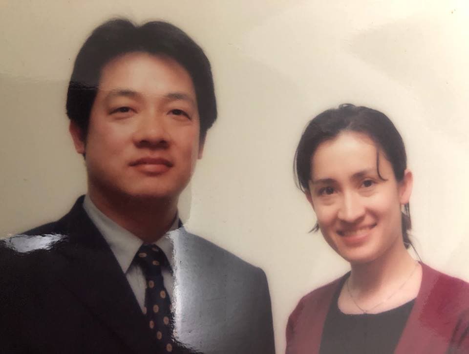蕭美琴在臉書貼出和賴清德10多年前的合照。（翻攝自蕭美琴粉絲專頁）