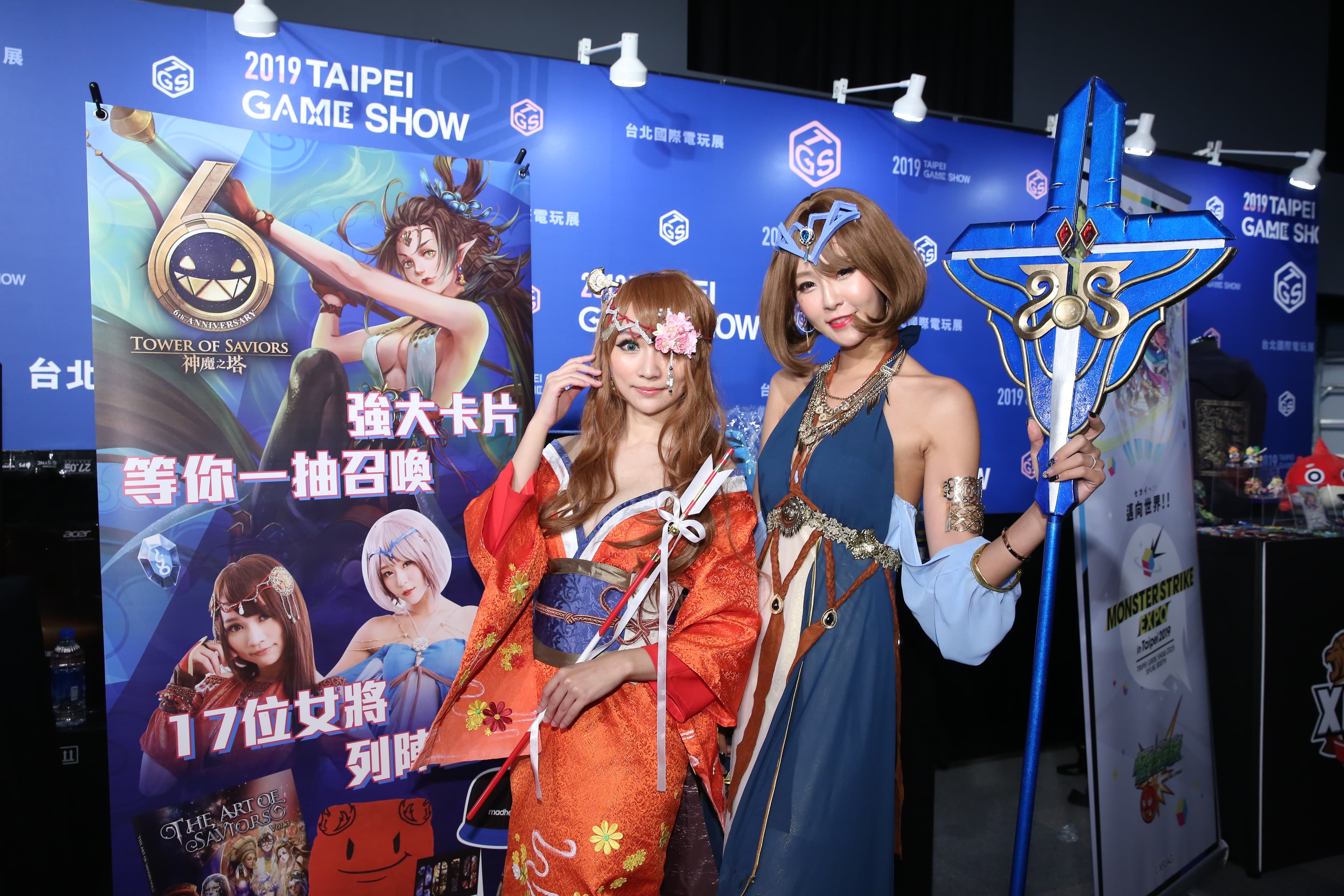 每年電玩展，神魔之塔的神魔女將都最吸引人氣。