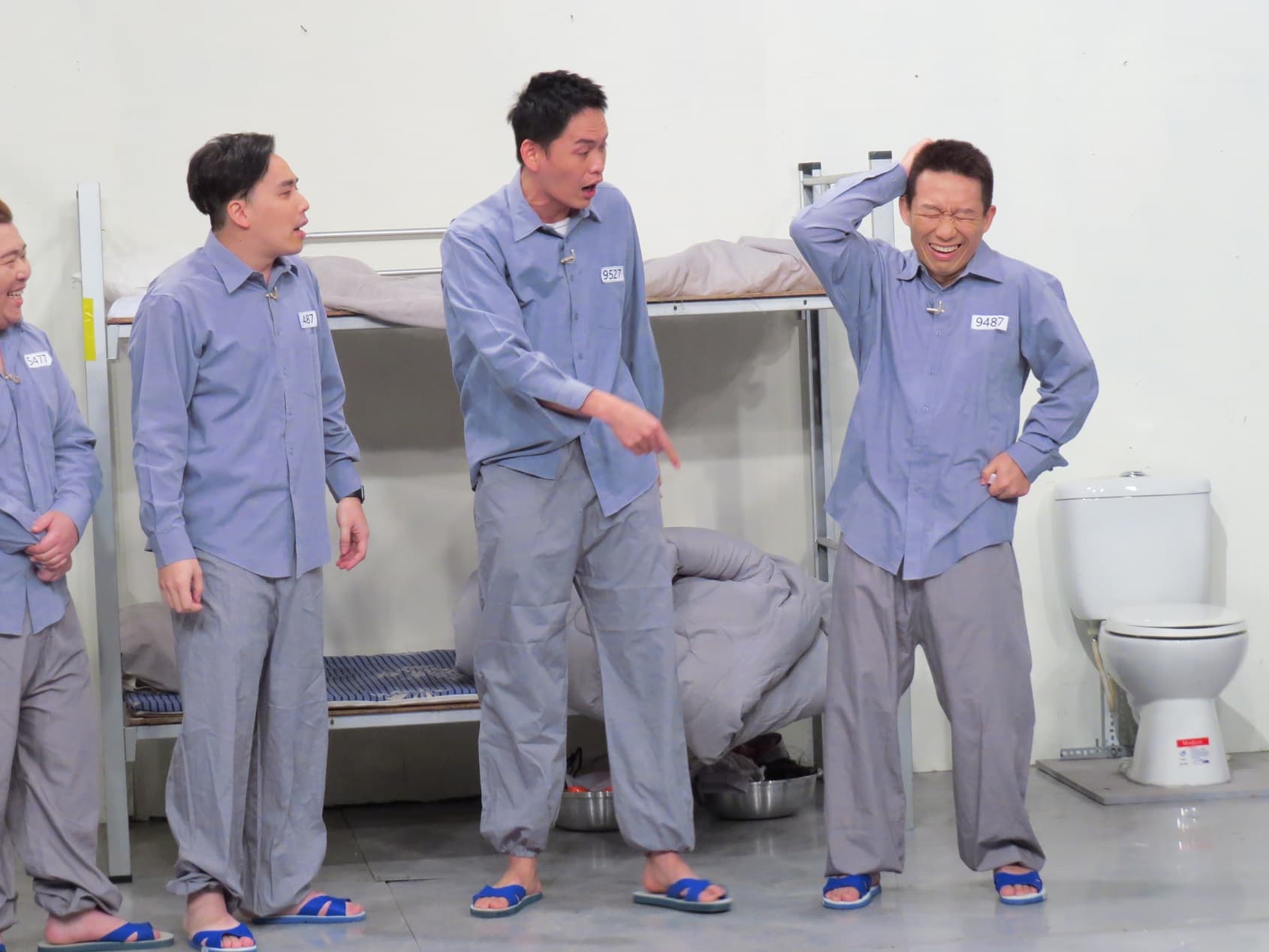 郭子乾扮柯P，手一抬就有戲。（衛視中文台提供）