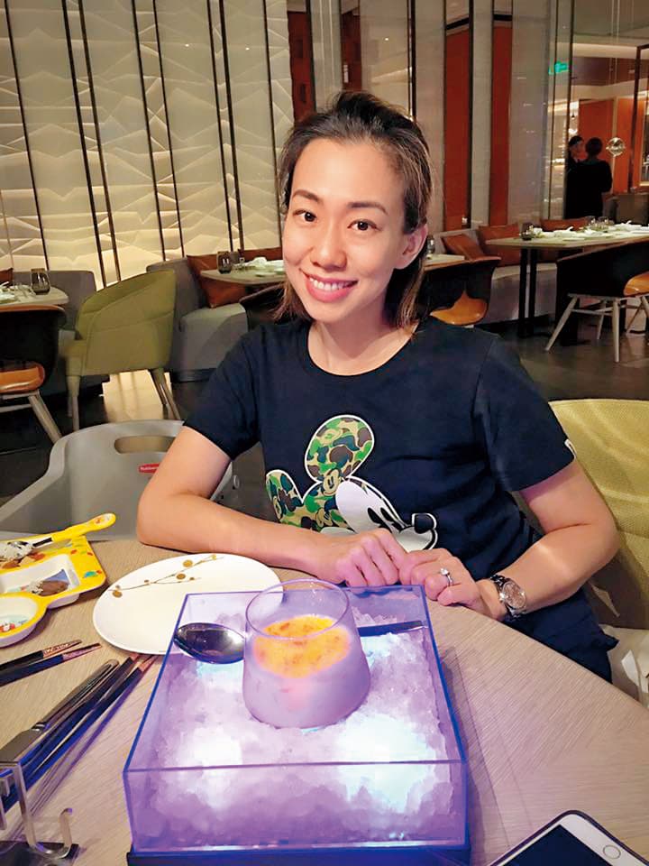 吳辰君婚後淡出銀光幕，享受家庭生活。（翻攝吳辰君臉書）